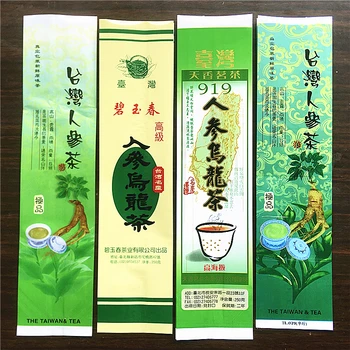 250 г Китайского Женьшеневого Чайного Набора Вакуумные Пластиковые Пакеты Тайваньский Женьшеневый Улун Компрессионный Упаковочный Пакет Для Чая