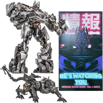 В наличии Newage Transformers Masterpiece NA XM1 Mista Movie Soundwave с лазерной подсветкой Коллекция игрушек-фигурок птиц и собак в подарок