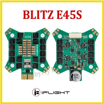iFlight BLITZ E45S 4-В-1, 2-6 S, бесщеточный ESC с поддержкой DShot150/300/600/ MultiShot/OneShot 30,5*30,5 мм/Φ4 мм для гоночного дрона RC FPV
